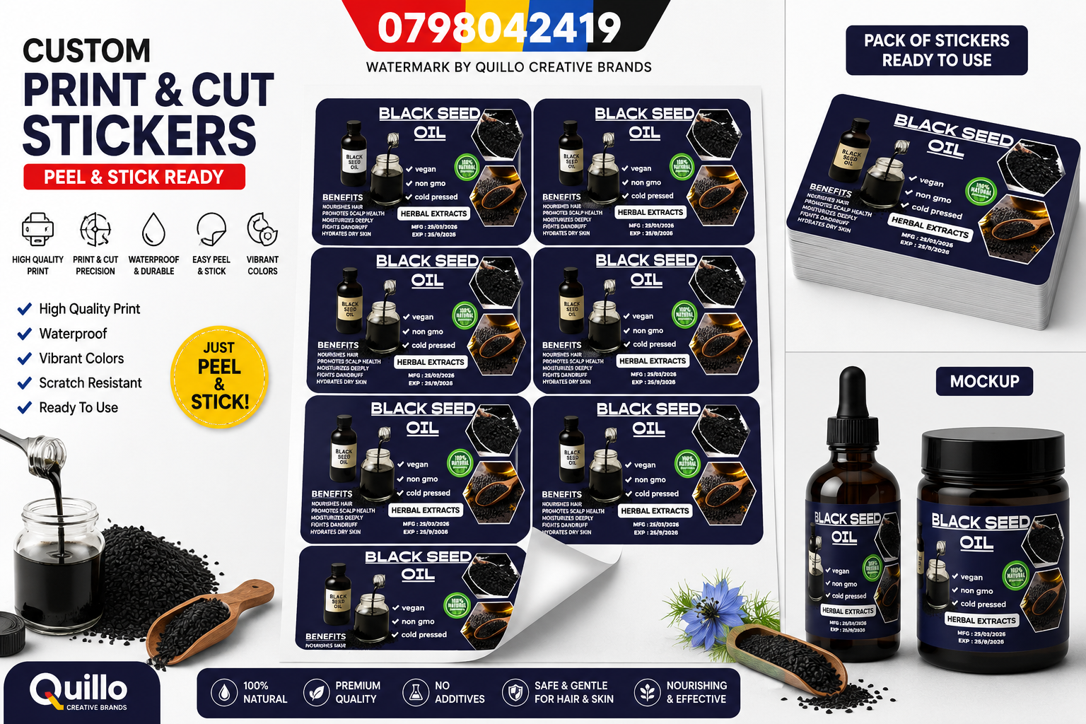 Custom Print & Cut Labels