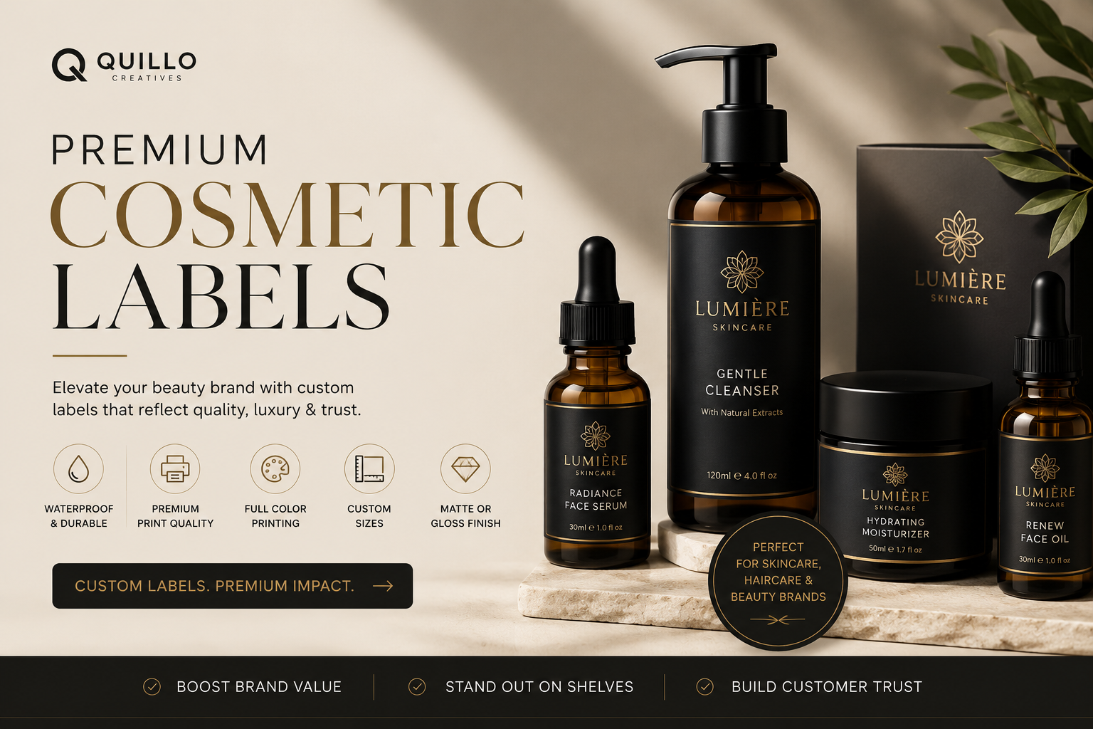 Premium Cosmetic Labels