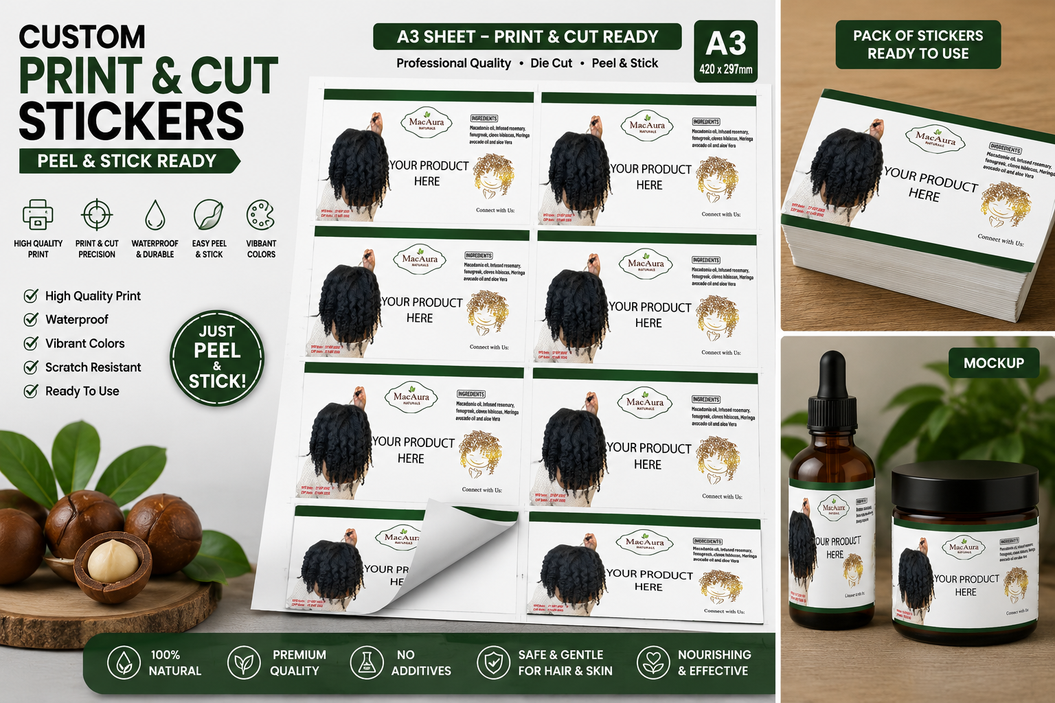 Custom Print & Cut Labels
